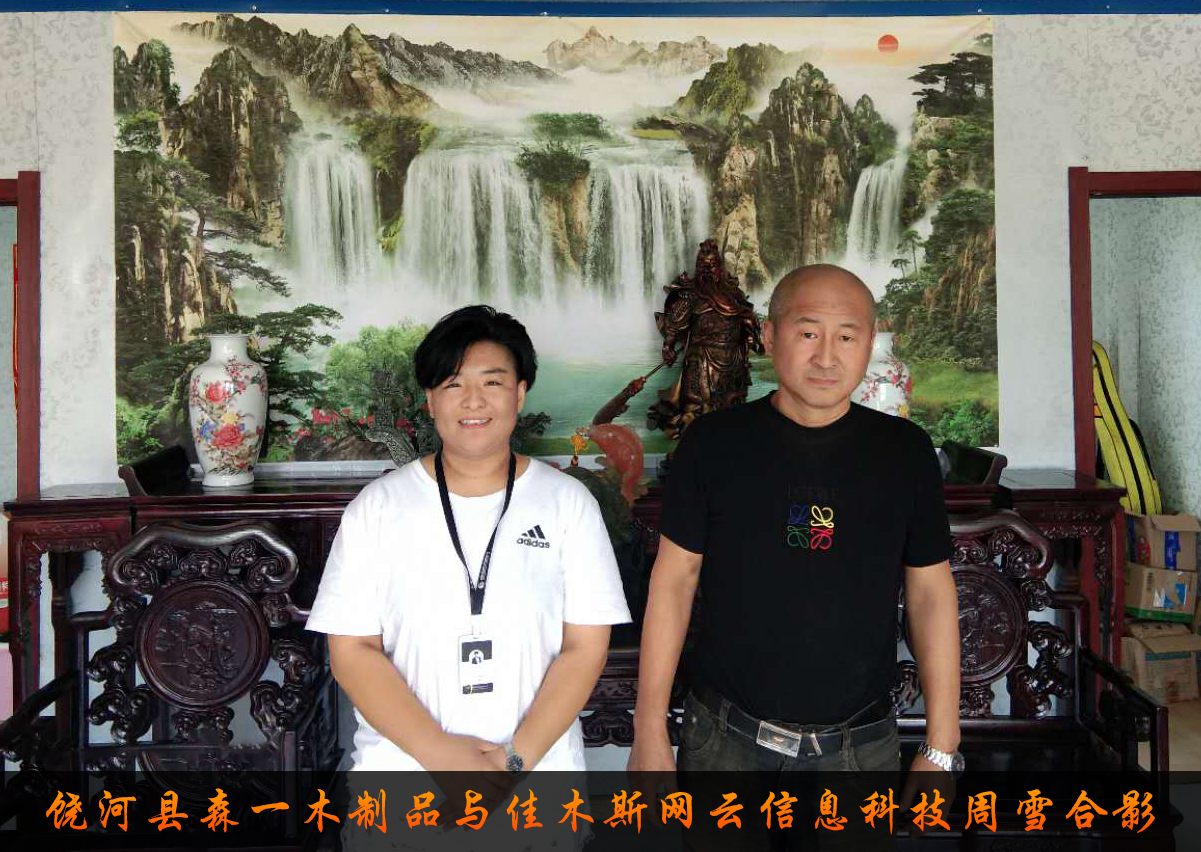 饒河縣森一木制品與佳木斯網云信息科技有限公司達成企業官網合作！